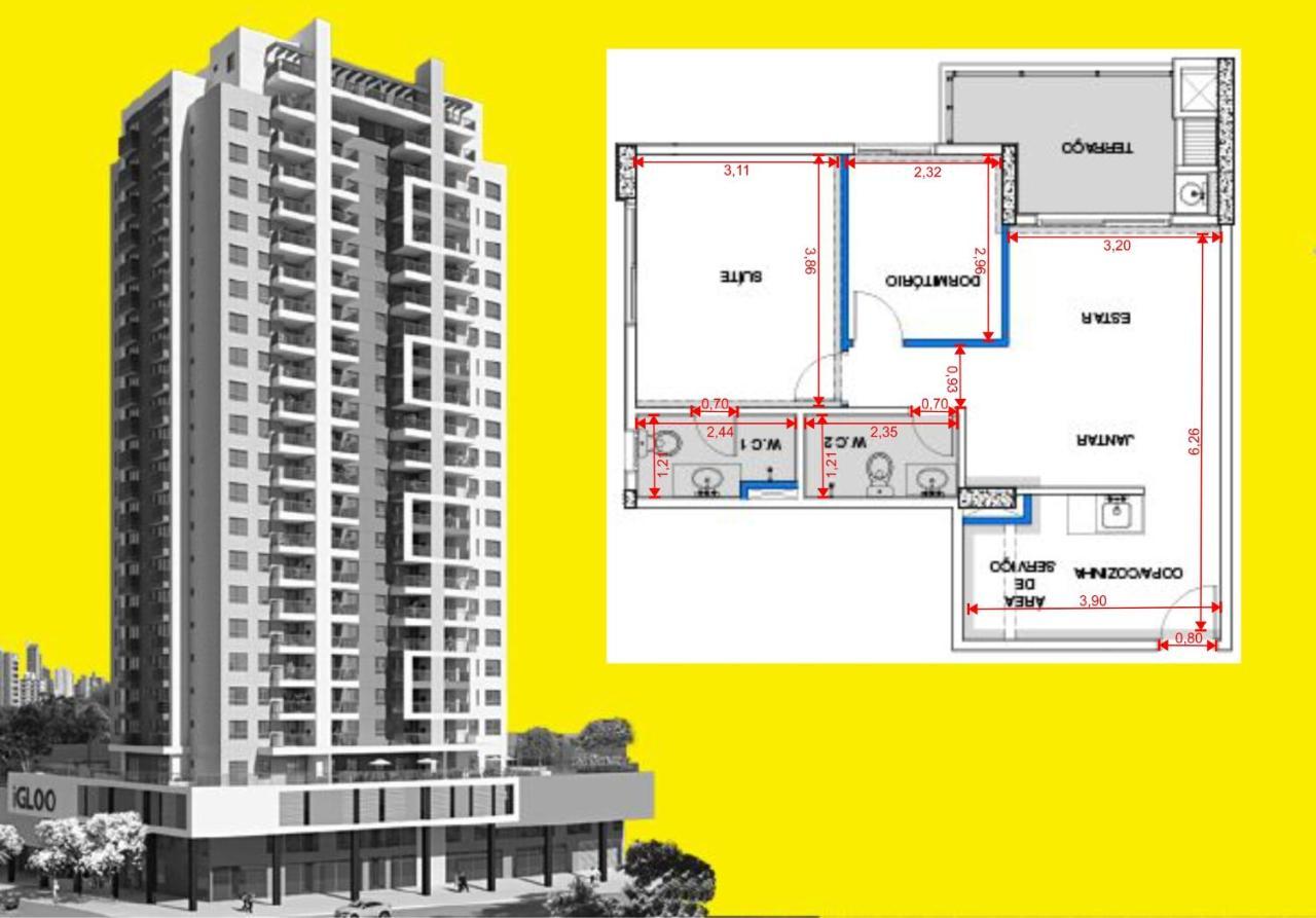 I055B- Harmony Home, 2 Quartos Com Garagem Curitiba Luaran gambar